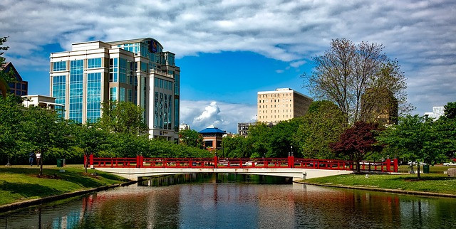 Scenic view of Brahan Spring Park in Huntsville, AL - HSVSheds.com